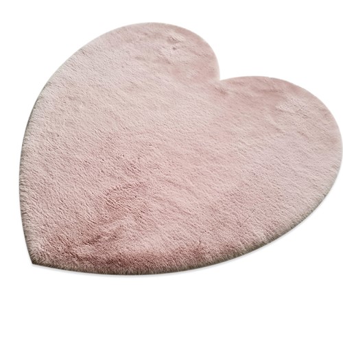 Χαλί Puffy FC19 Pink Heart Antislip - 120Χ120Η  NewPlan